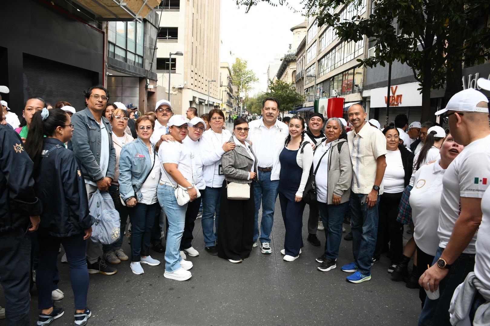 Asamblea informativa de la presidenta Claudia Sheinbaum Pardo en el Zócalo de la Ciudad de México 